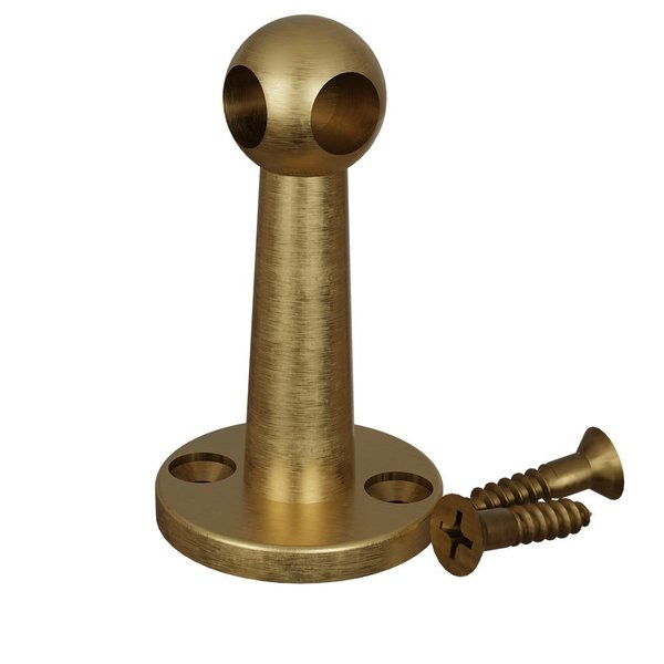 Designs Of Distinction Gallery Rail Corner Post - Satin Brass 01HC9002SB1